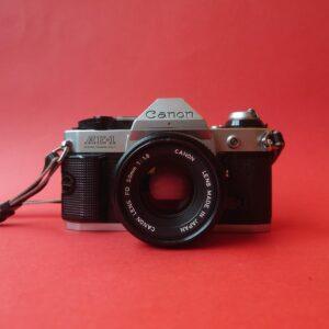 Home canon ae 1 program 35mm slr camera.