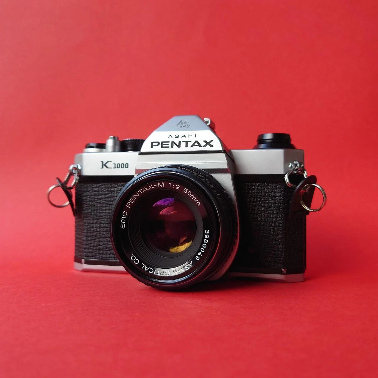 pentax k1000 35mm slr camera with 50mm lens pentax k1000 35mm slr camera with 50mm lens